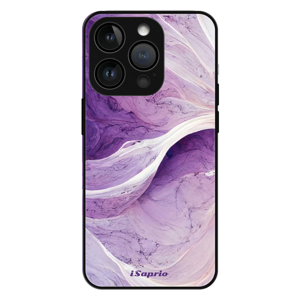 Lesklé puzdro Exclusive iSaprio - Purple Paint 10 - iPhone 15 Pro