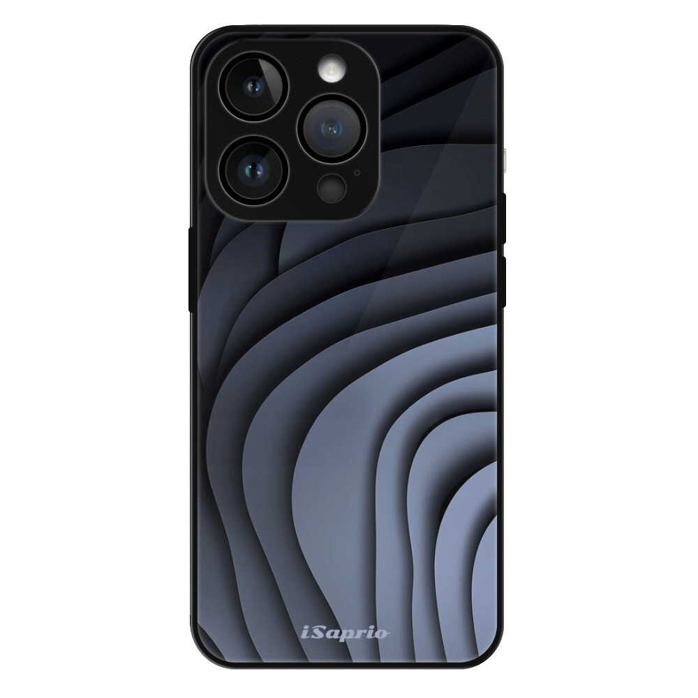 Lesklé puzdro Exclusive iSaprio - Dark Waves 10 - iPhone 15 Pro