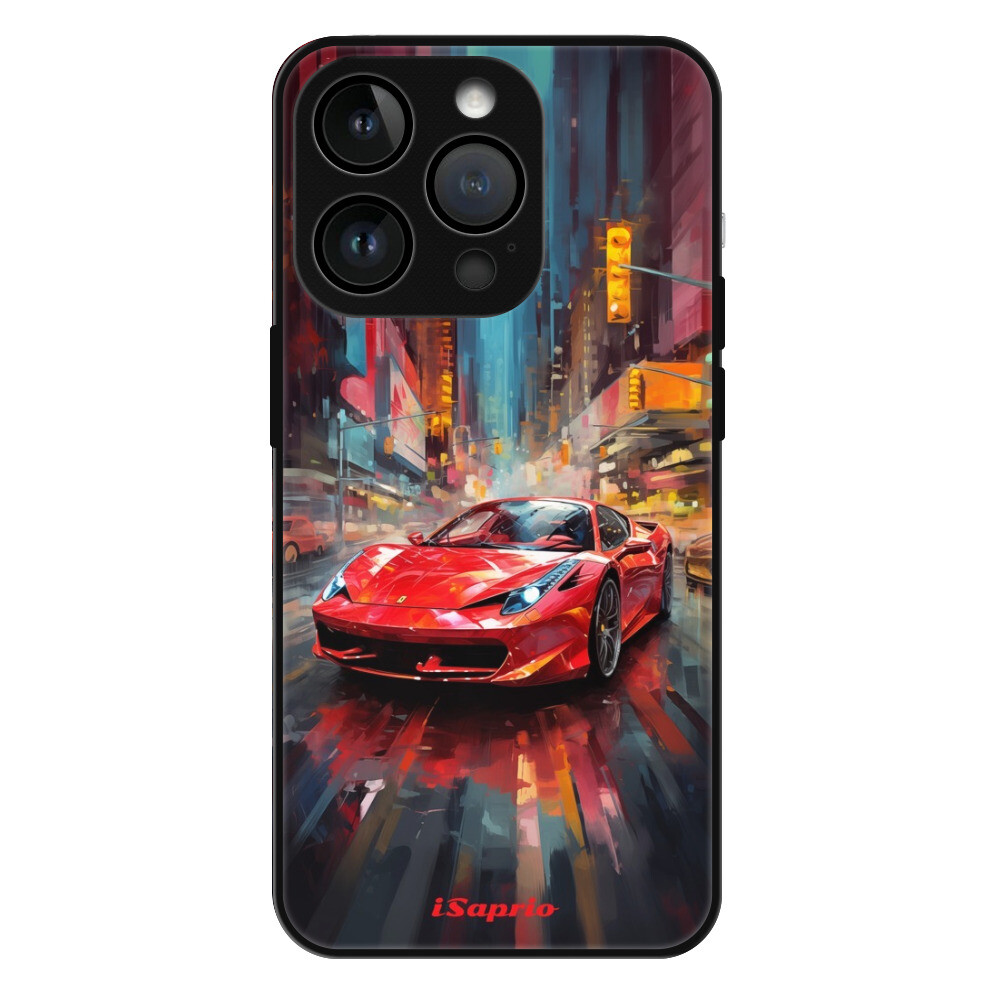 Lesklé puzdro Exclusive iSaprio - Ferrari - iPhone 15 Pro