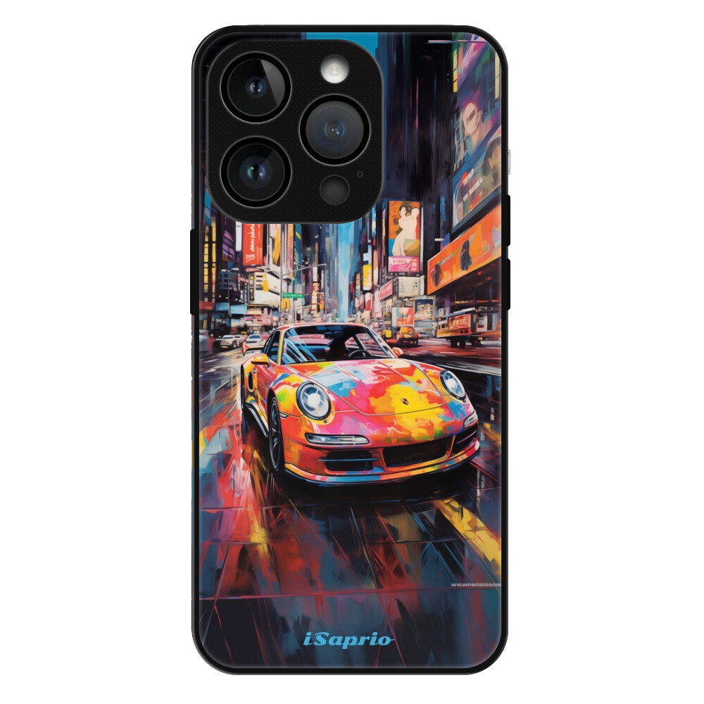 Lesklé puzdro Exclusive iSaprio - Abstract Porsche - iPhone 15 Pro