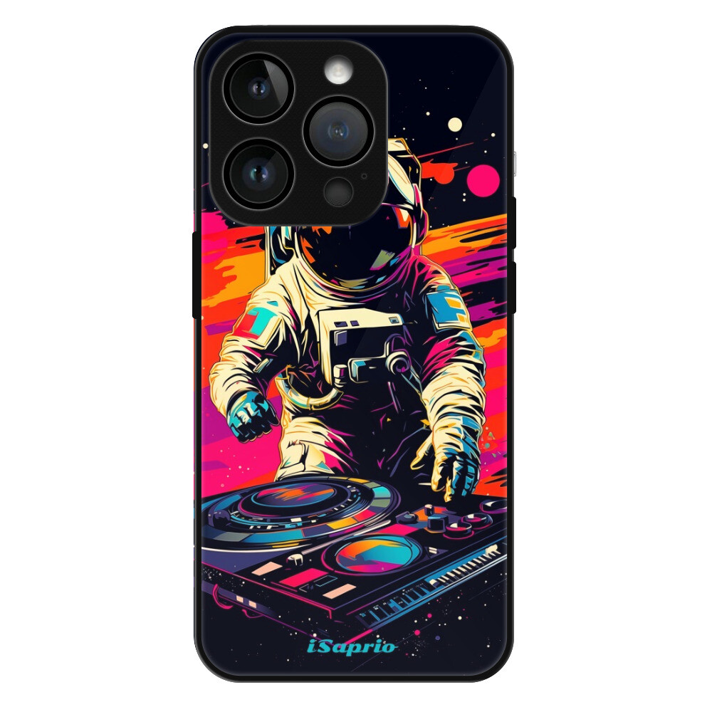 Lesklé puzdro Exclusive iSaprio - Astronaut DJ - iPhone 15 Pro