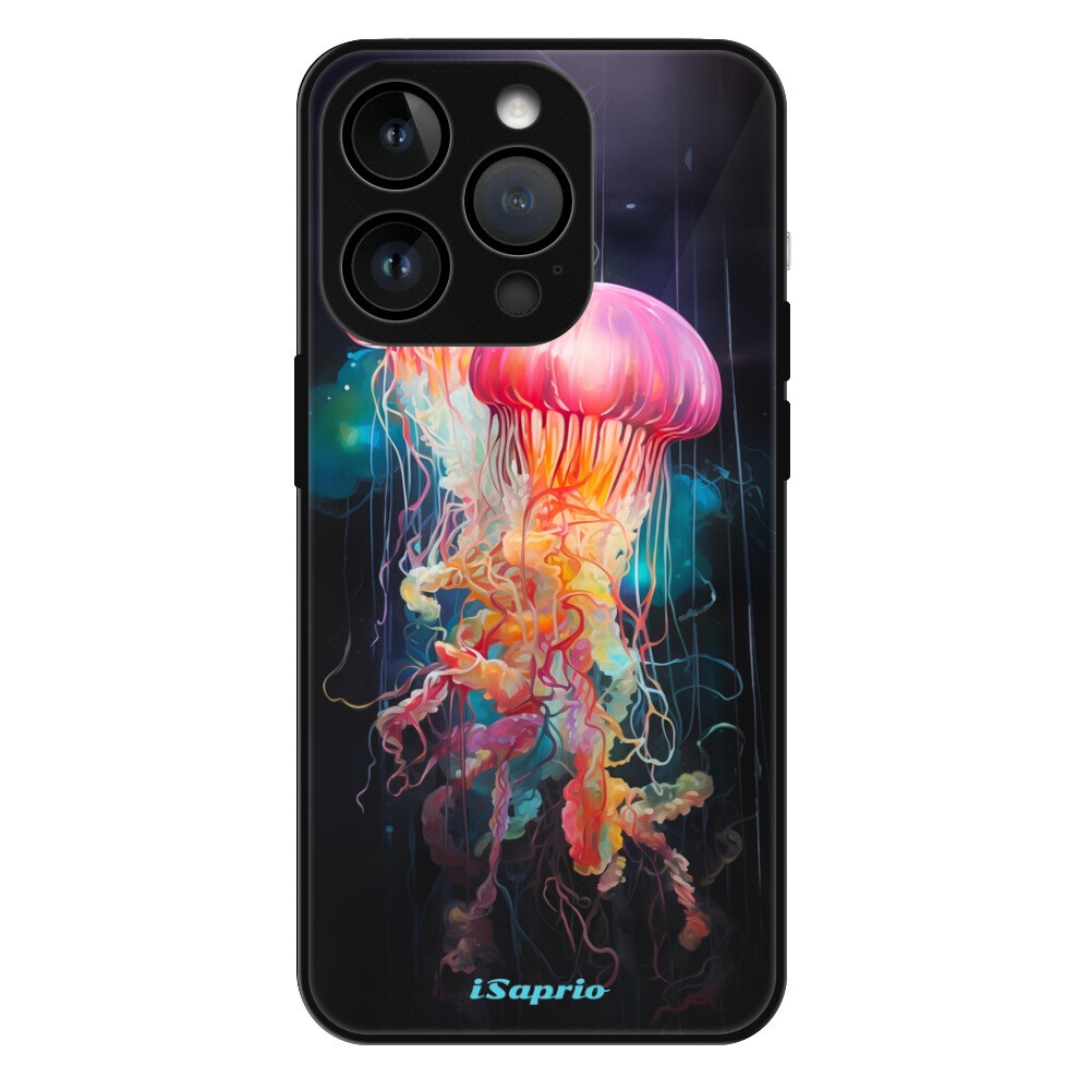 Lesklé puzdro Exclusive iSaprio - Abstract Jellyfish - iPhone 15 Pro