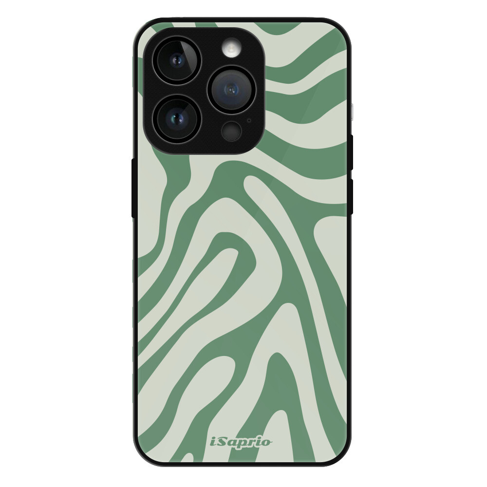 Lesklé puzdro Exclusive iSaprio - Zebra Green - iPhone 15 Pro