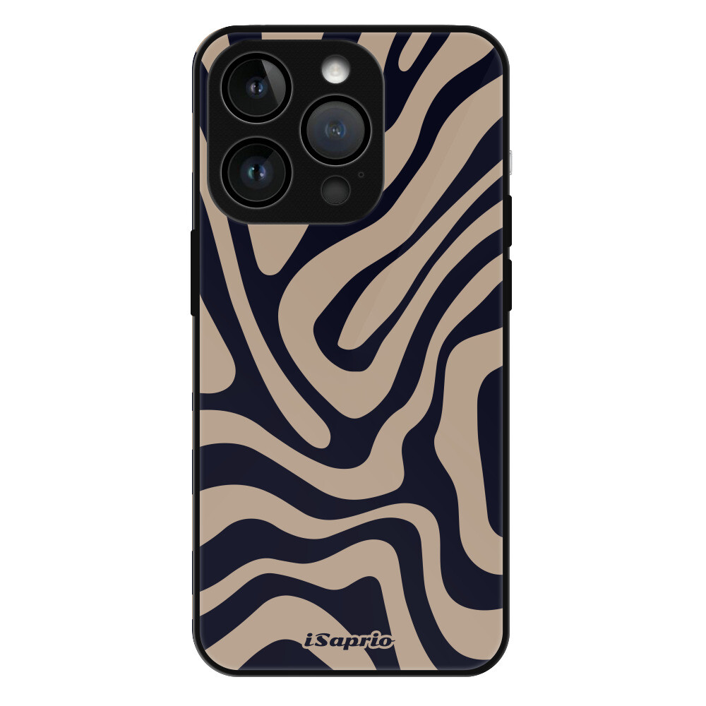 Lesklé puzdro Exclusive iSaprio - Zebra Black - iPhone 15 Pro