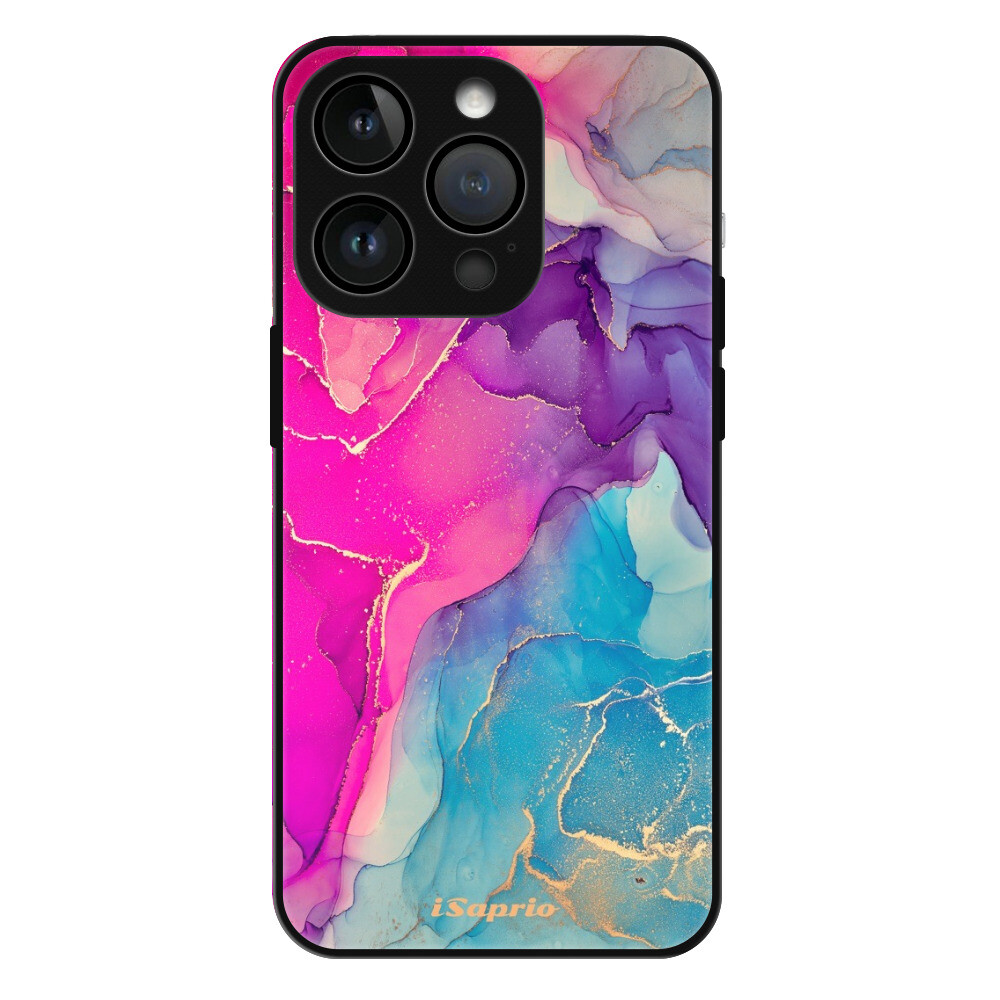 Lesklé puzdro Exclusive iSaprio - Purple Ink - iPhone 15 Pro