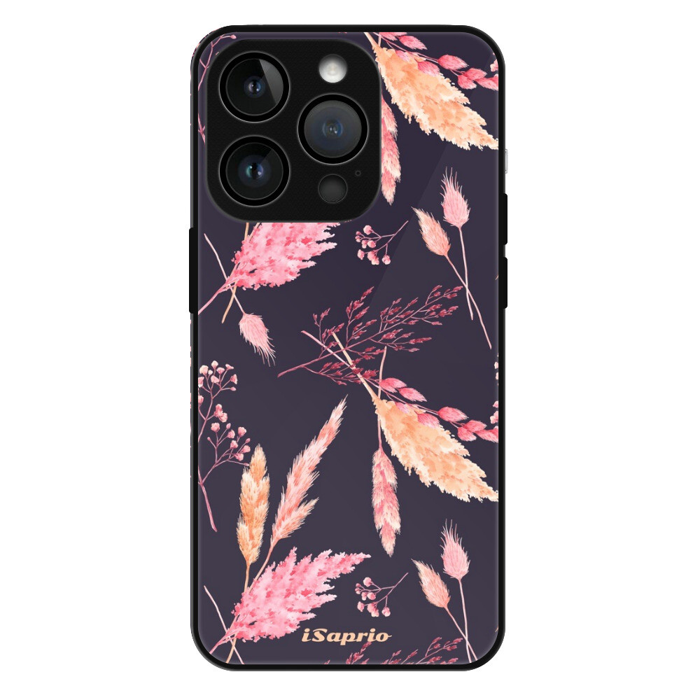 Lesklé puzdro Exclusive iSaprio - Herbal Pattern - iPhone 15 Pro
