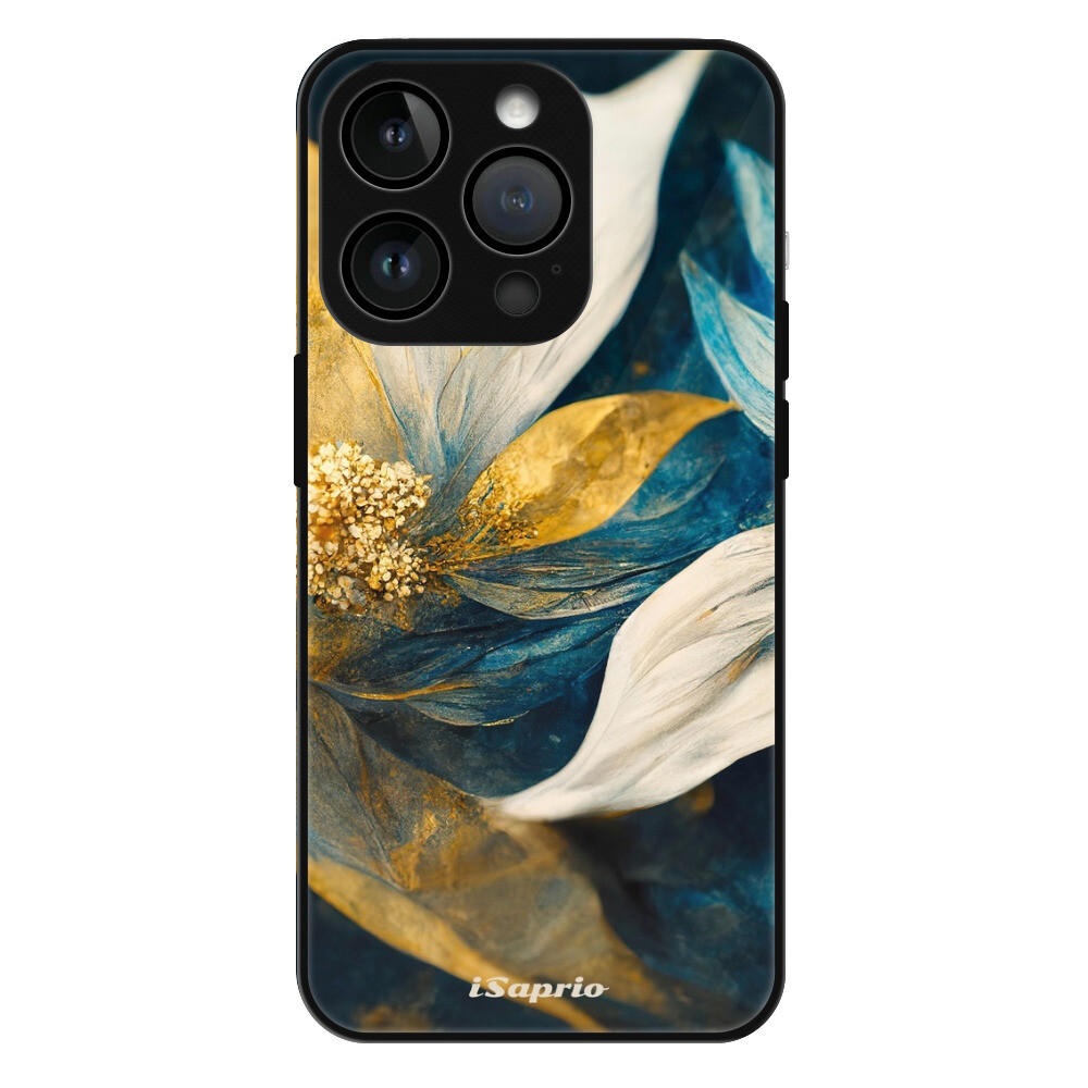 Lesklé puzdro Exclusive iSaprio - Gold Petals - iPhone 15 Pro