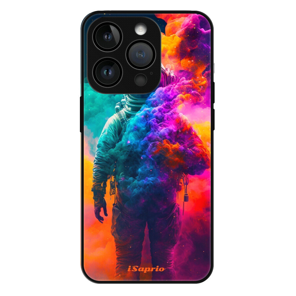 Lesklé puzdro Exclusive iSaprio - Astronaut in Colors - iPhone 15 Pro