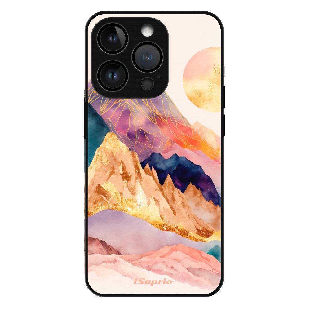 Lesklé puzdro Exclusive iSaprio - Abstract Mountains - iPhone 15 Pro