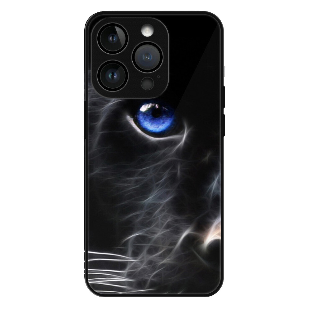 Lesklé puzdro Exclusive iSaprio - Black Puma - iPhone 15 Pro