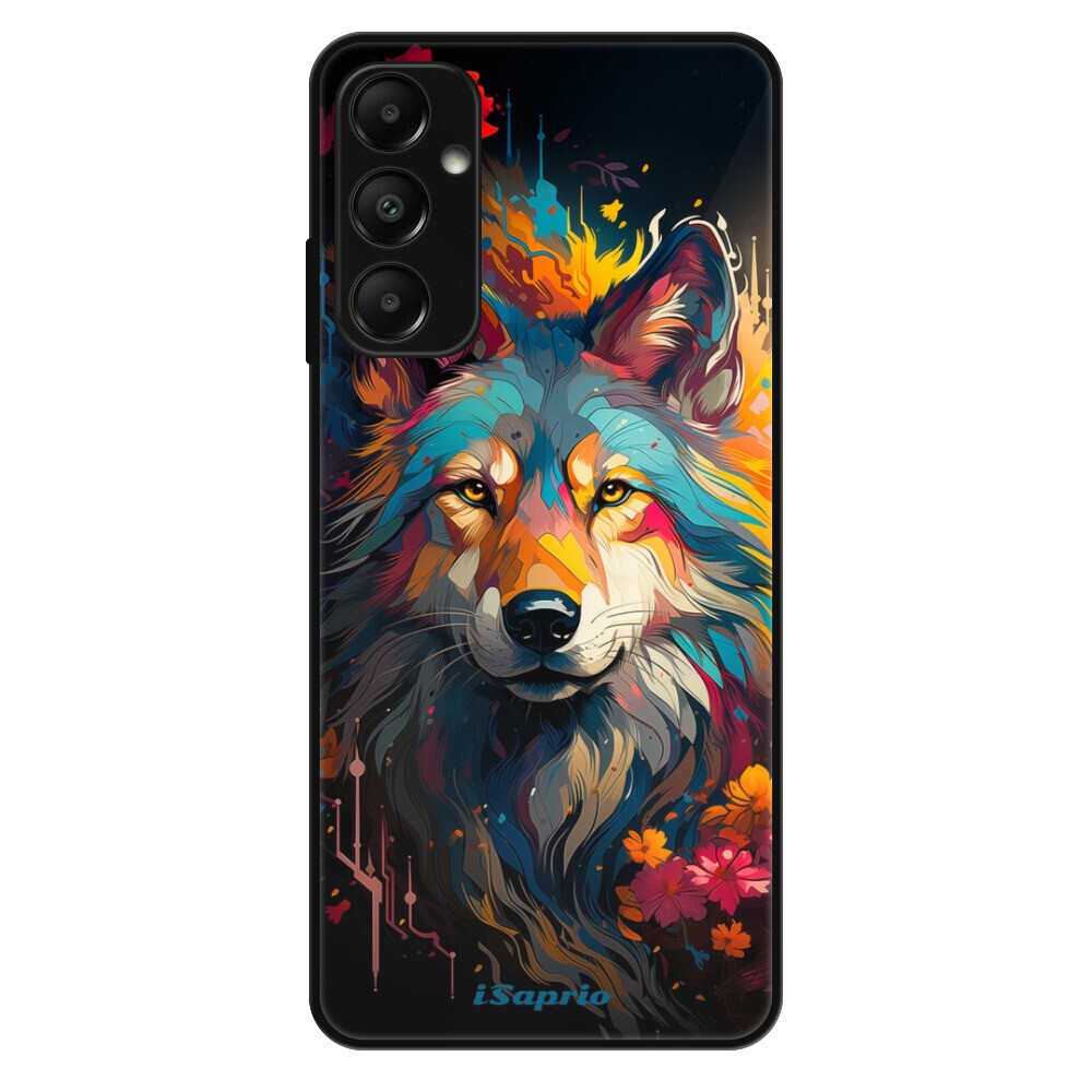 Lesklé puzdro Exclusive iSaprio - Mysterious Wolf - Samsung Galaxy A05s
