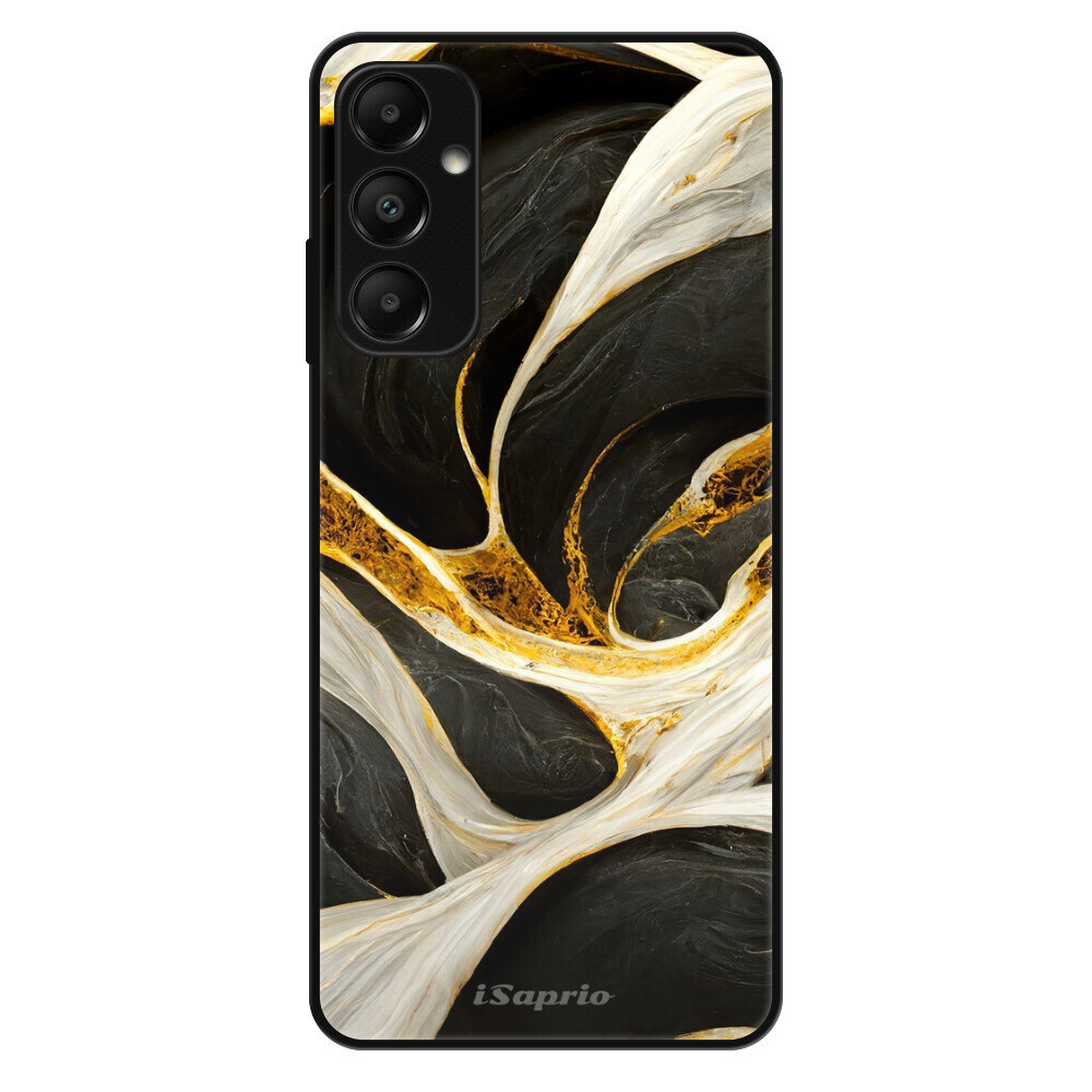 Lesklé puzdro Exclusive iSaprio - Black and Gold - Samsung Galaxy A05s