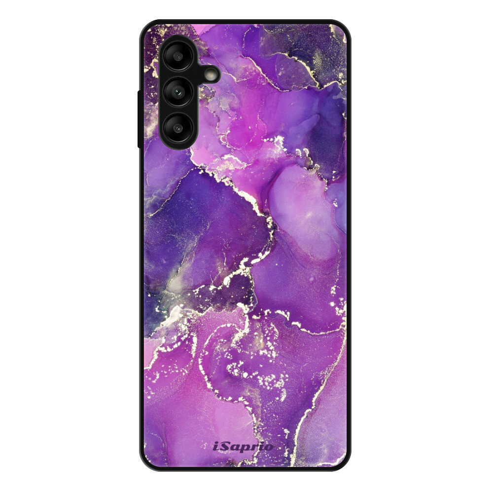 Lesklé puzdro Exclusive iSaprio - Purple Marble 10 - Samsung Galaxy A13 5G / A04s