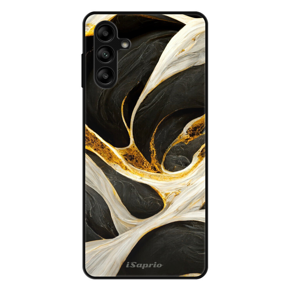 Lesklé puzdro Exclusive iSaprio - Black and Gold - Samsung Galaxy A13 5G / A04s