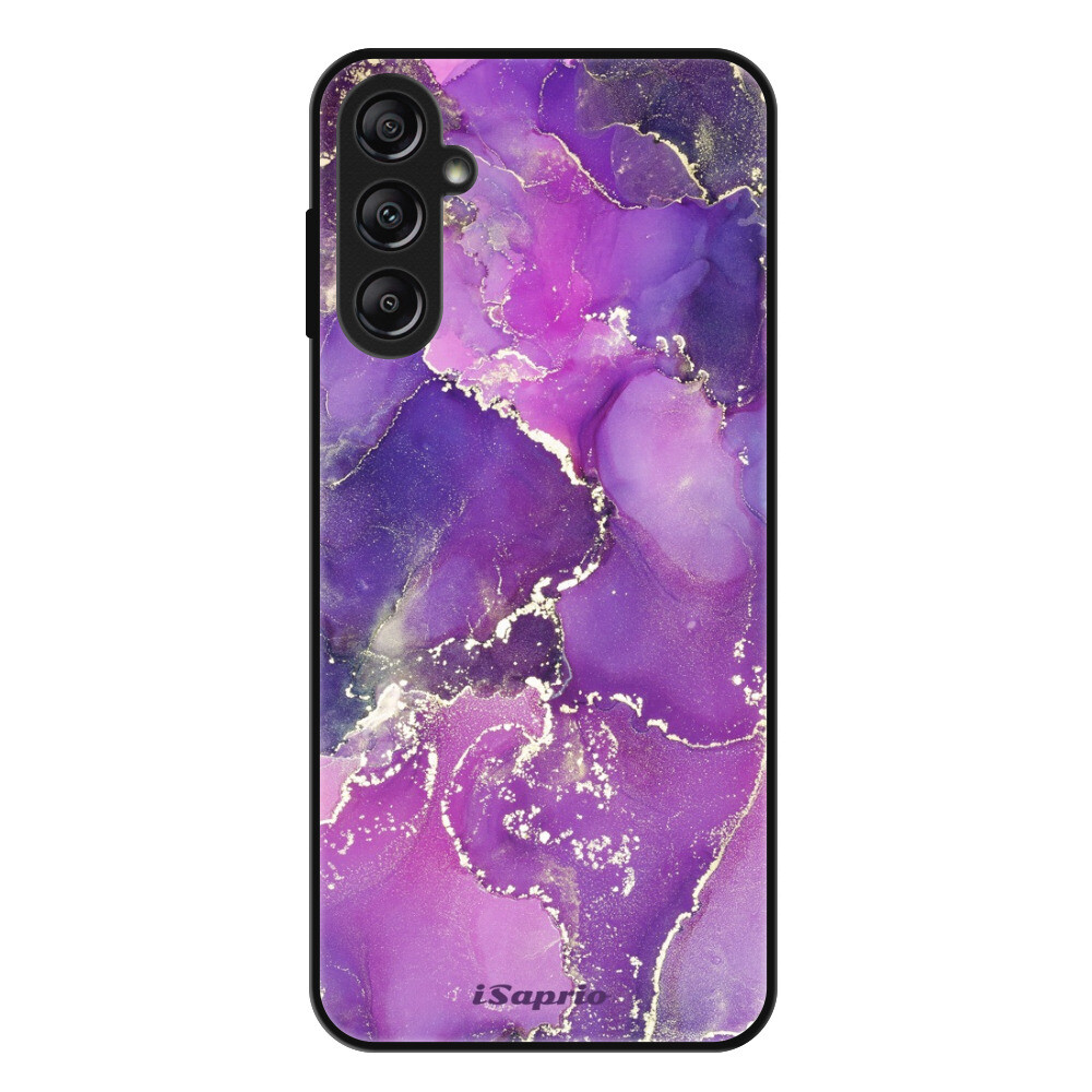 Lesklé puzdro Exclusive iSaprio - Purple Marble 10 - Samsung Galaxy A14 / A14 5G