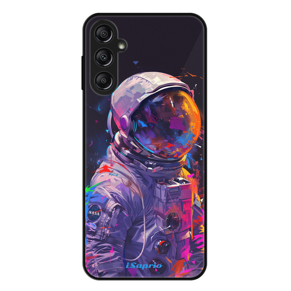 Lesklé puzdro Exclusive iSaprio - Neon Astronaut - Samsung Galaxy A14 / A14 5G