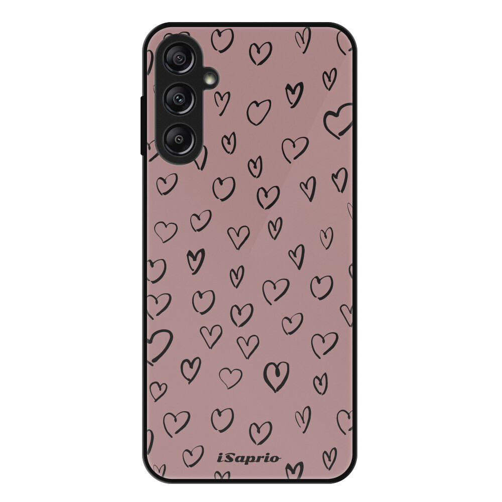 Lesklé puzdro Exclusive iSaprio - Heart Dark - Samsung Galaxy A14 / A14 5G