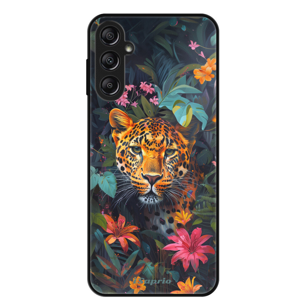 Lesklé puzdro Exclusive iSaprio - Flower Jaguar - Samsung Galaxy A14 / A14 5G
