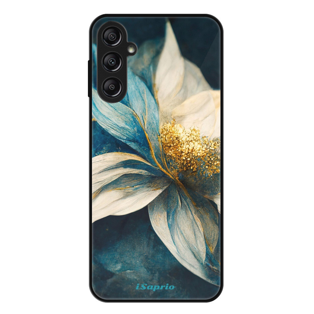 Lesklé puzdro Exclusive iSaprio - Blue Petals - Samsung Galaxy A14 / A14 5G