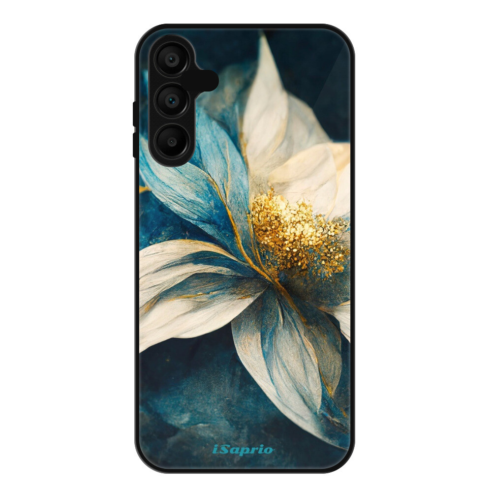 Lesklé puzdro Exclusive iSaprio - Blue Petals - Samsung Galaxy A15 / A15 5G