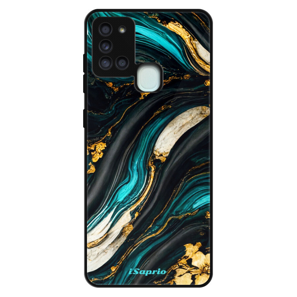 Lesklé puzdro Exclusive iSaprio - Dark Paint 10 - Samsung Galaxy A21s