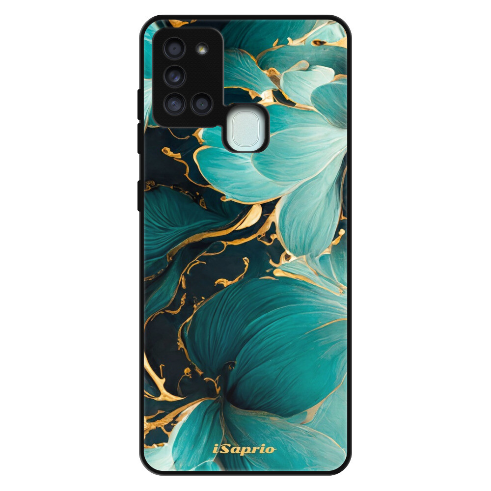 Lesklé puzdro Exclusive iSaprio - Blue Flowers 12 - Samsung Galaxy A21s