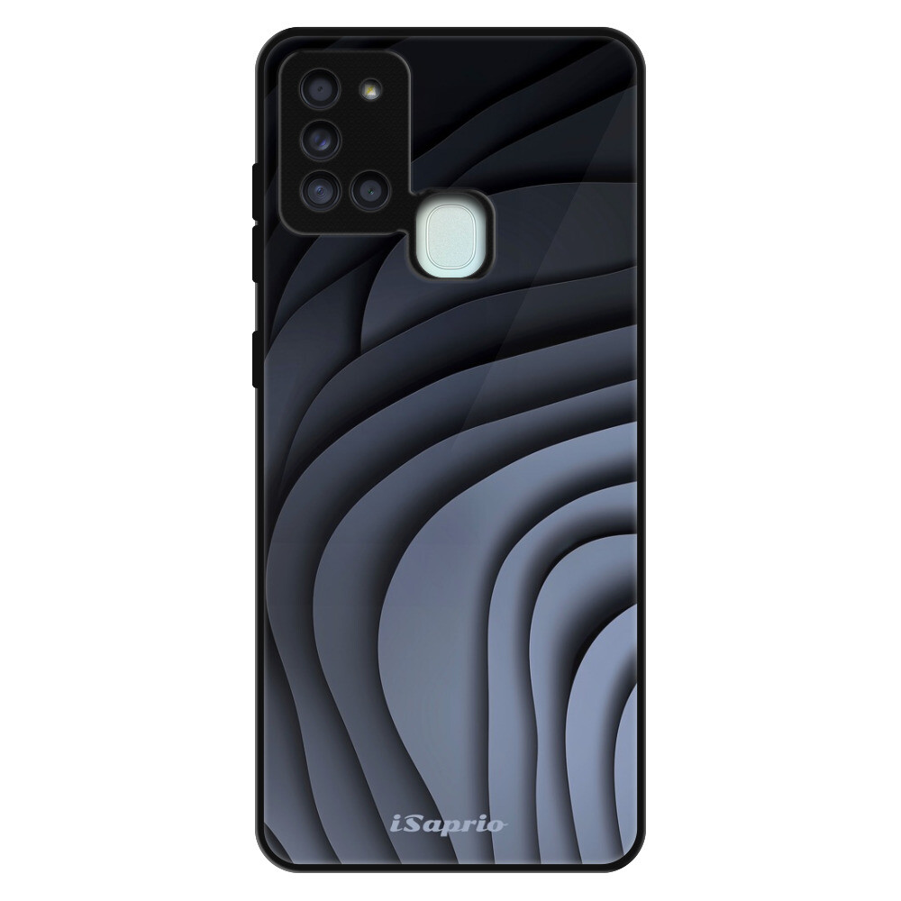 Lesklé puzdro Exclusive iSaprio - Dark Waves 10 - Samsung Galaxy A21s