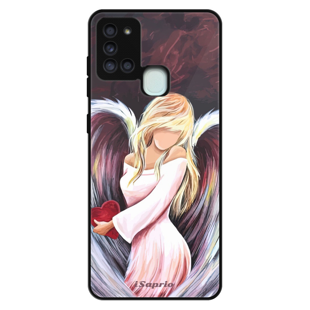 Lesklé puzdro Exclusive iSaprio - Angel of Love - Samsung Galaxy A21s