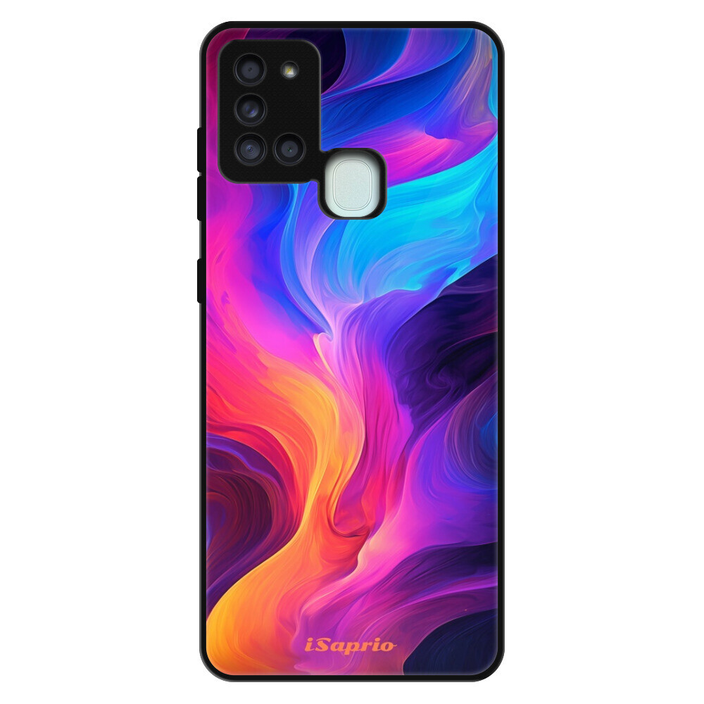 Lesklé puzdro Exclusive iSaprio - Abstract Wave 01 - Samsung Galaxy A21s