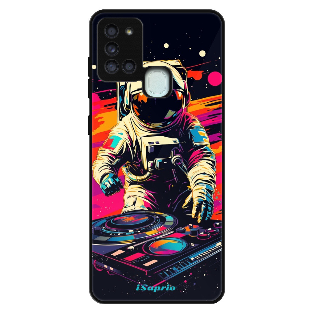 Lesklé puzdro Exclusive iSaprio - Astronaut DJ - Samsung Galaxy A21s