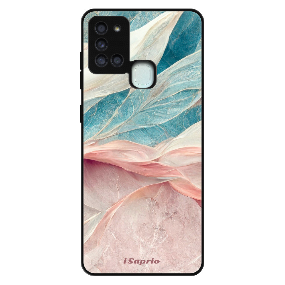 Lesklé puzdro Exclusive iSaprio - Pink and Blue - Samsung Galaxy A21s