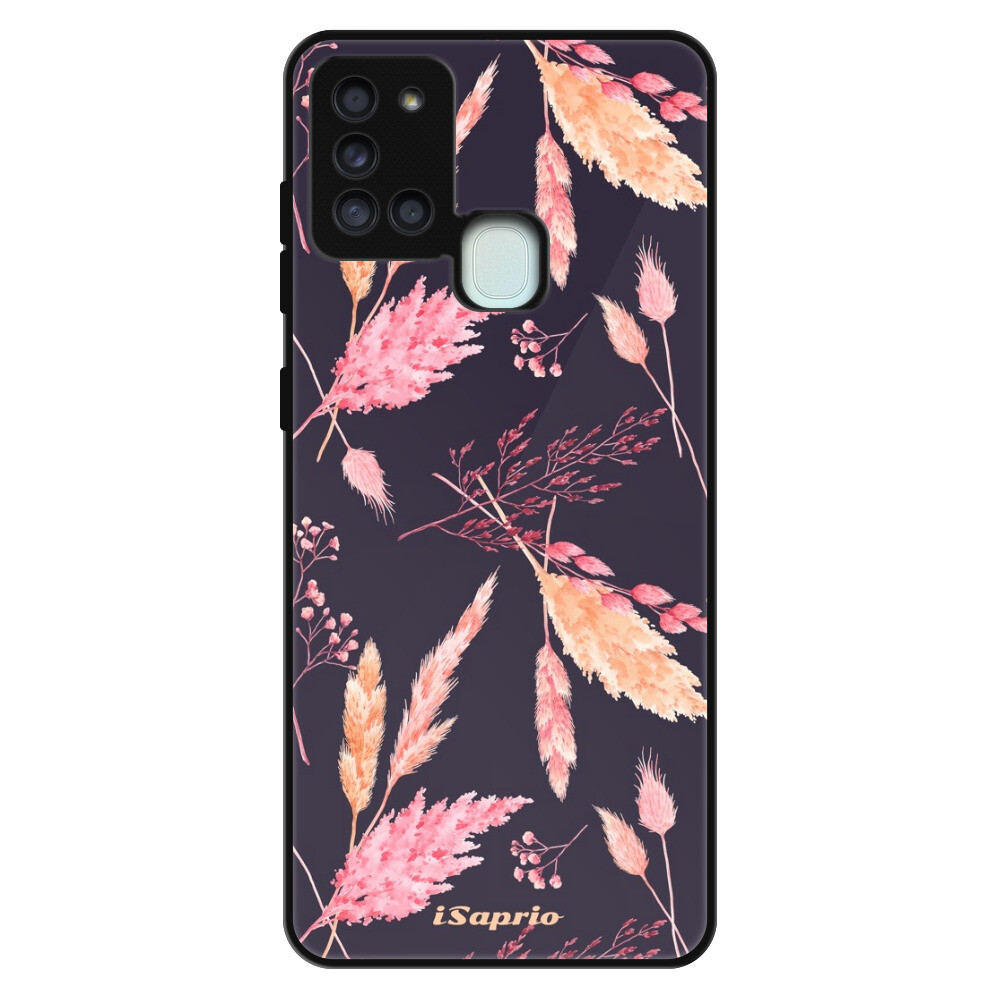 Lesklé puzdro Exclusive iSaprio - Herbal Pattern - Samsung Galaxy A21s