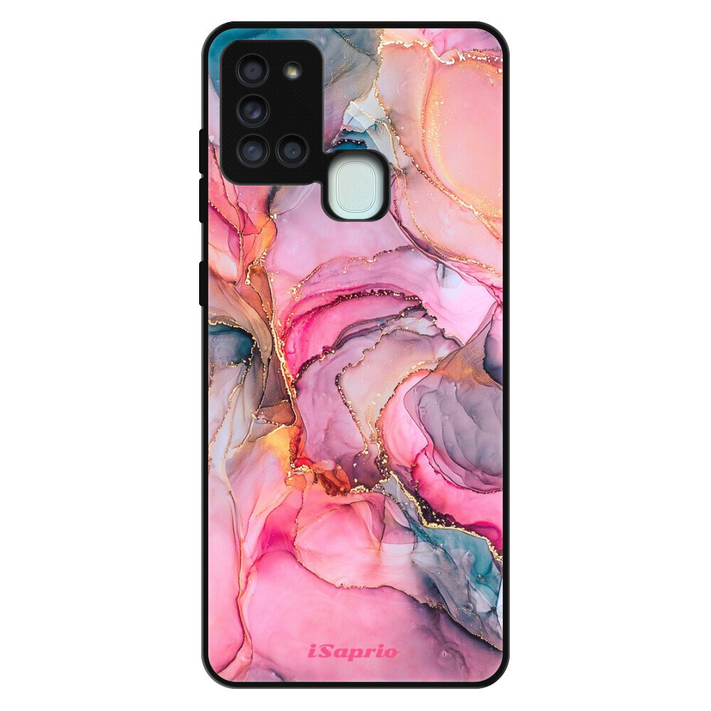 Lesklé puzdro Exclusive iSaprio - Golden Pastel - Samsung Galaxy A21s