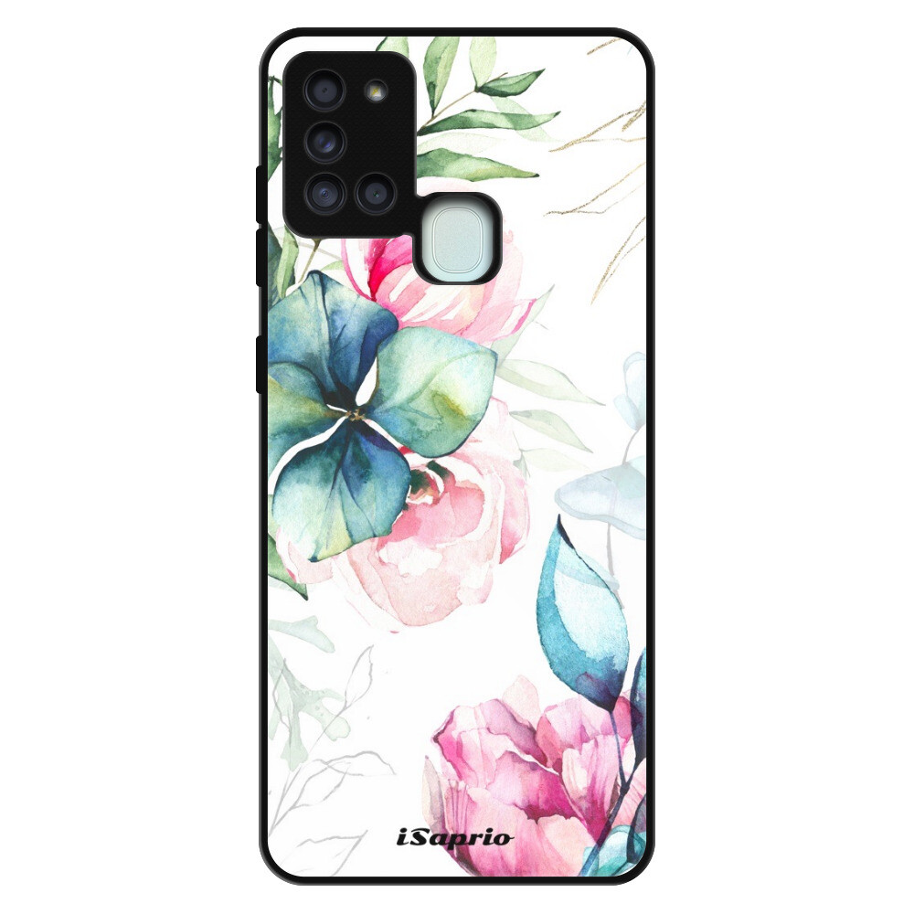 Lesklé puzdro Exclusive iSaprio - Flower Art 01 - Samsung Galaxy A21s