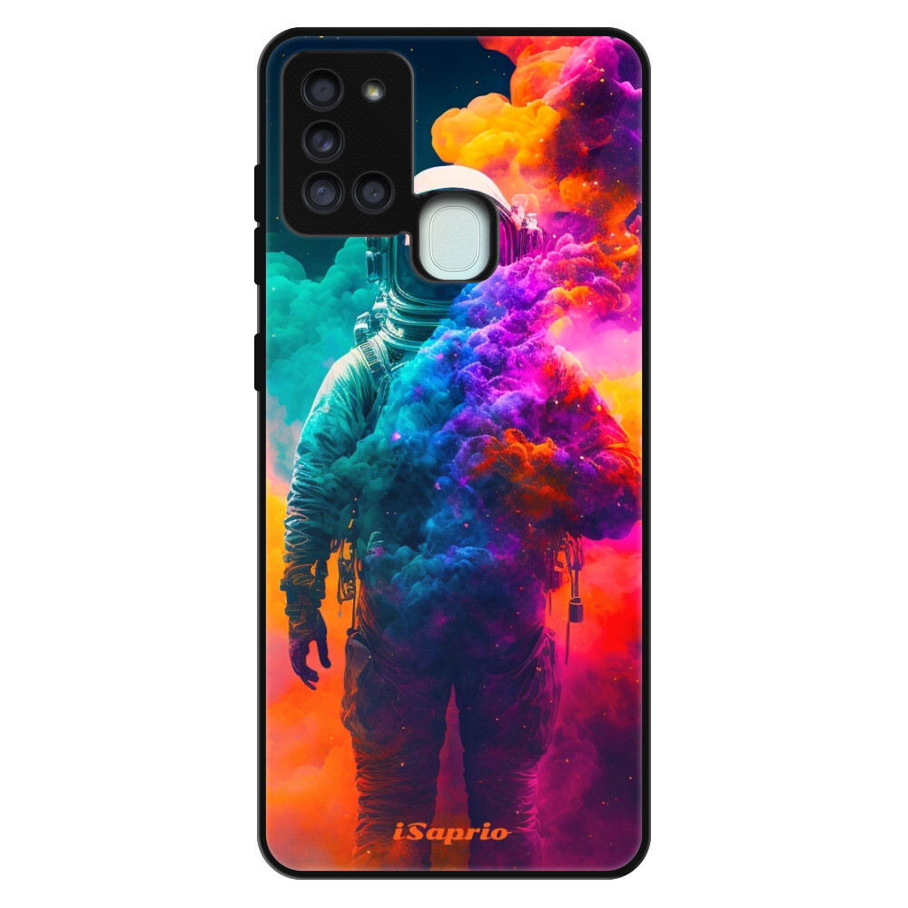 Lesklé puzdro Exclusive iSaprio - Astronaut in Colors - Samsung Galaxy A21s