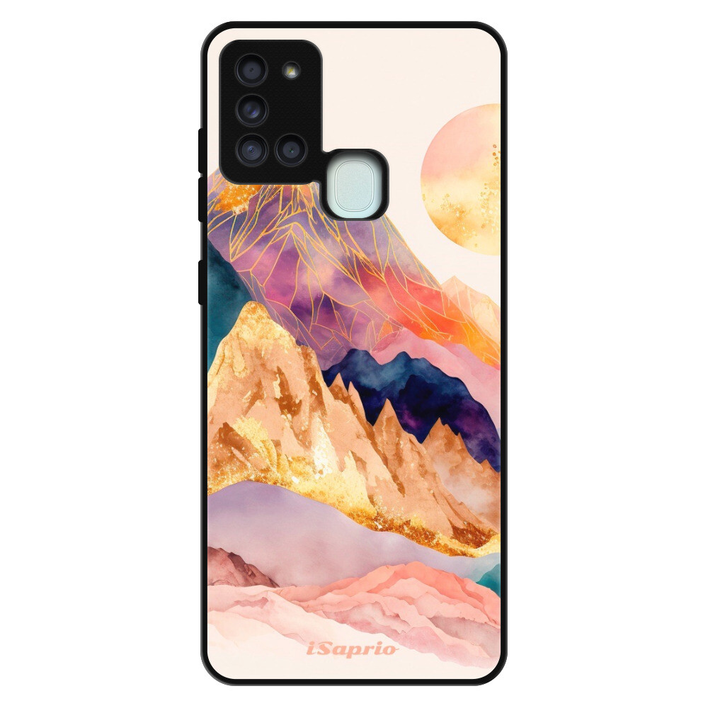 Lesklé puzdro Exclusive iSaprio - Abstract Mountains - Samsung Galaxy A21s