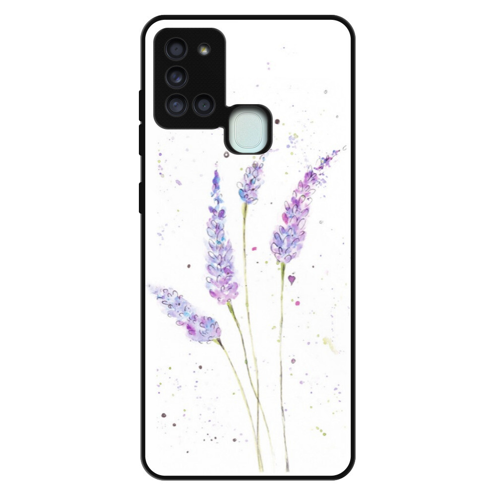 Lesklé puzdro Exclusive iSaprio - Lavender - Samsung Galaxy A21s