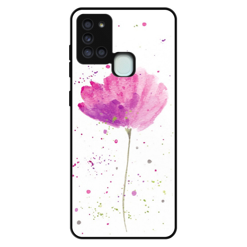 Lesklé puzdro Exclusive iSaprio - Poppies - Samsung Galaxy A21s