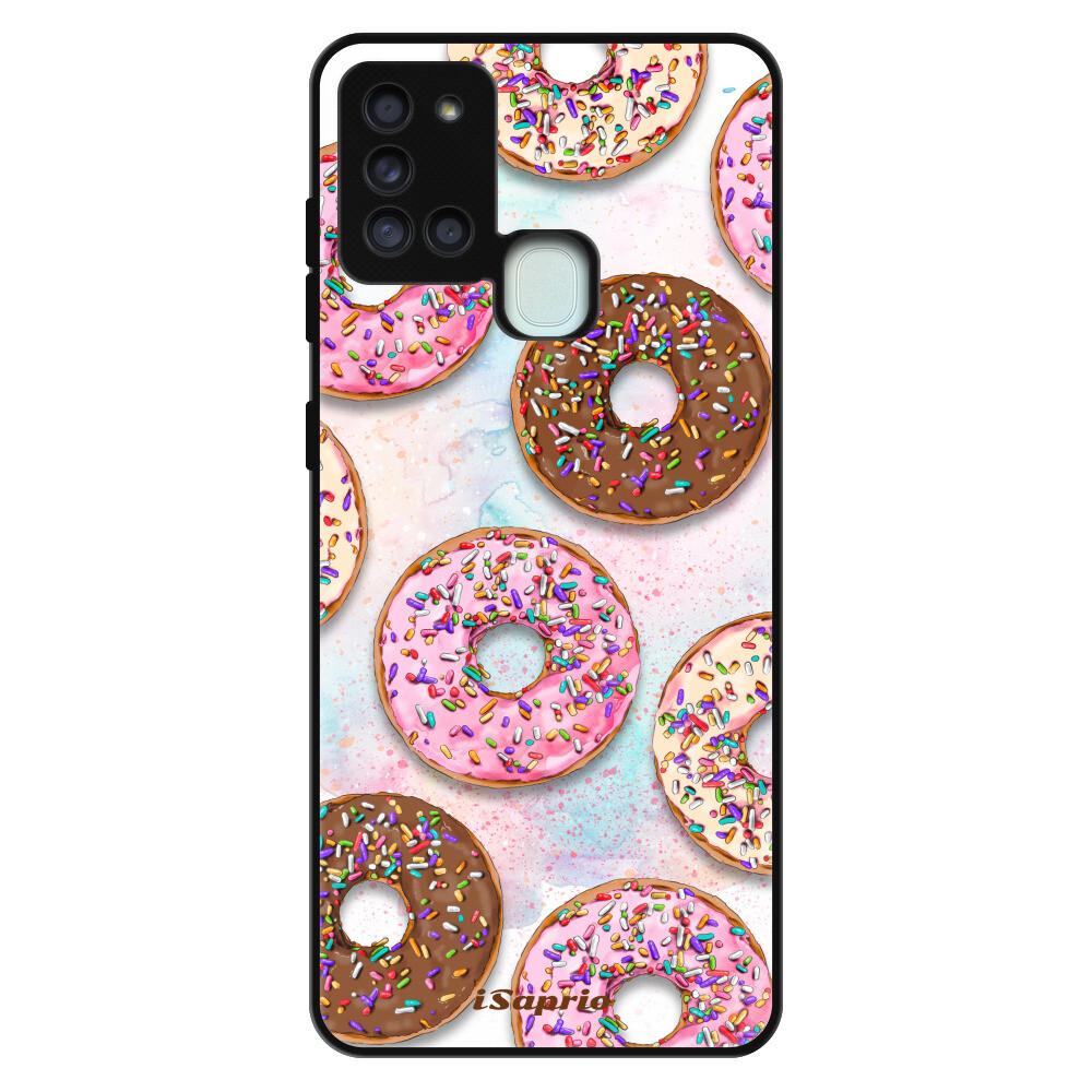 Lesklé puzdro Exclusive iSaprio - Donuts 11 - Samsung Galaxy A21s