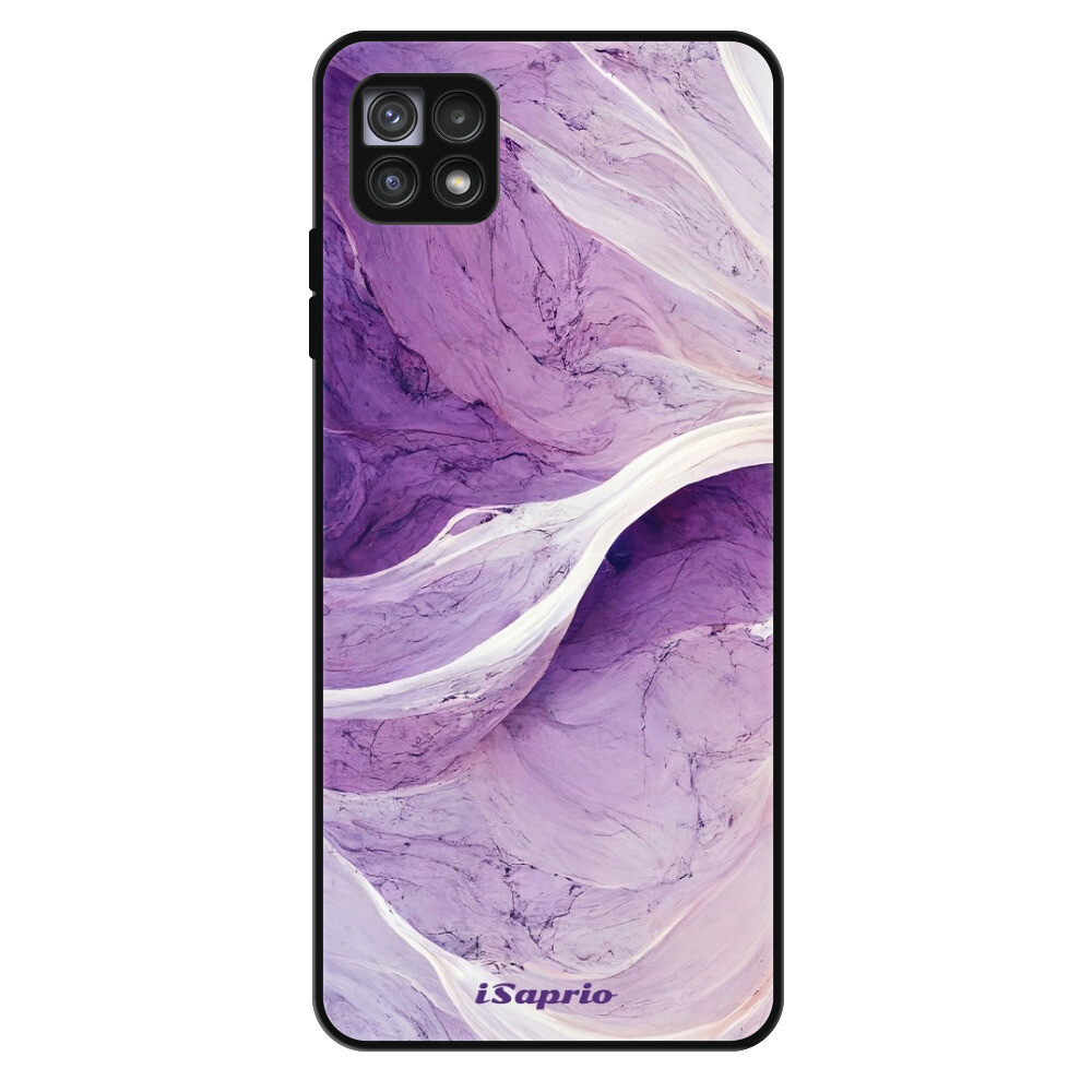 Lesklé puzdro Exclusive iSaprio - Purple Paint 10 - Samsung Galaxy A22 5G