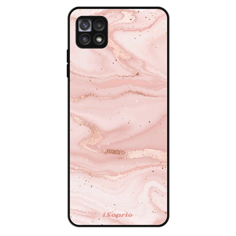 Lesklé puzdro Exclusive iSaprio - RoseGold Marble 10 - Samsung Galaxy A22 5G