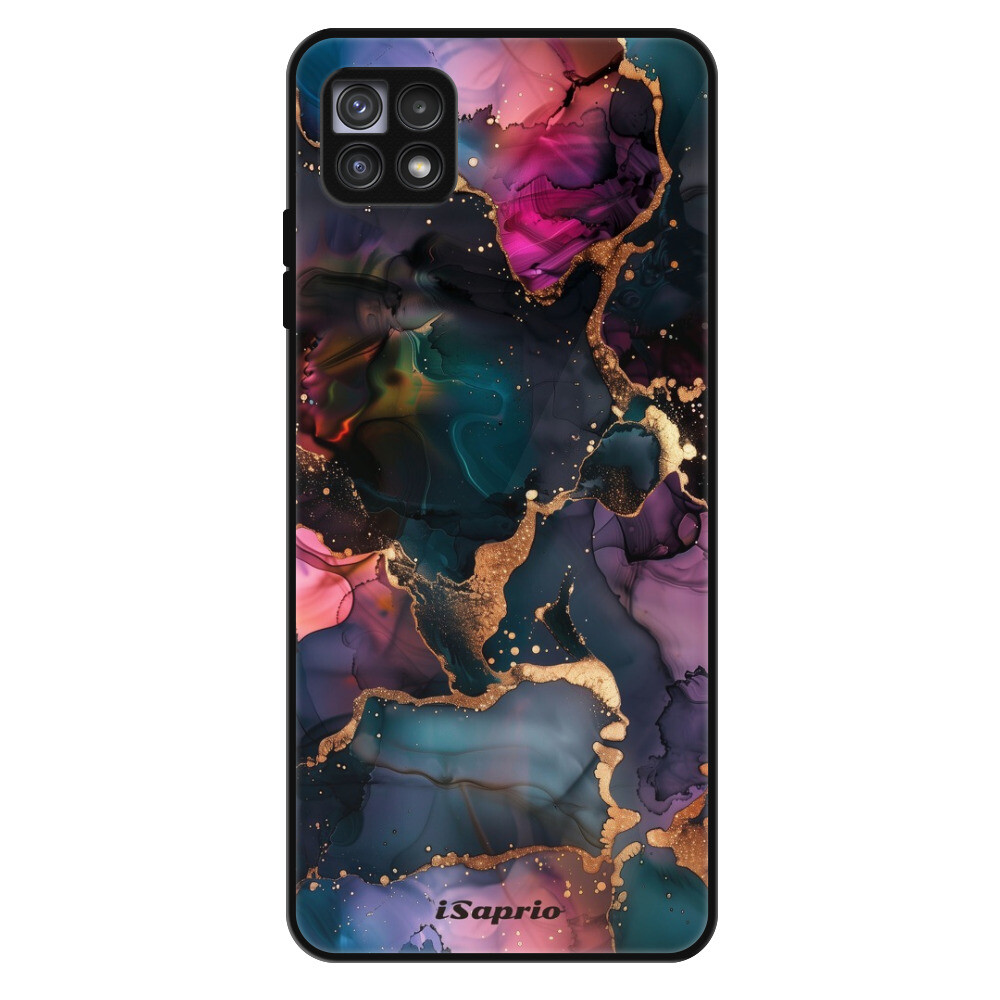Lesklé puzdro Exclusive iSaprio - Dark Marble 10 - Samsung Galaxy A22 5G
