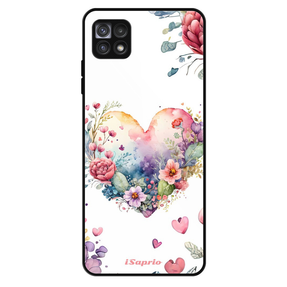 Lesklé puzdro Exclusive iSaprio - Floral Heart - Samsung Galaxy A22 5G