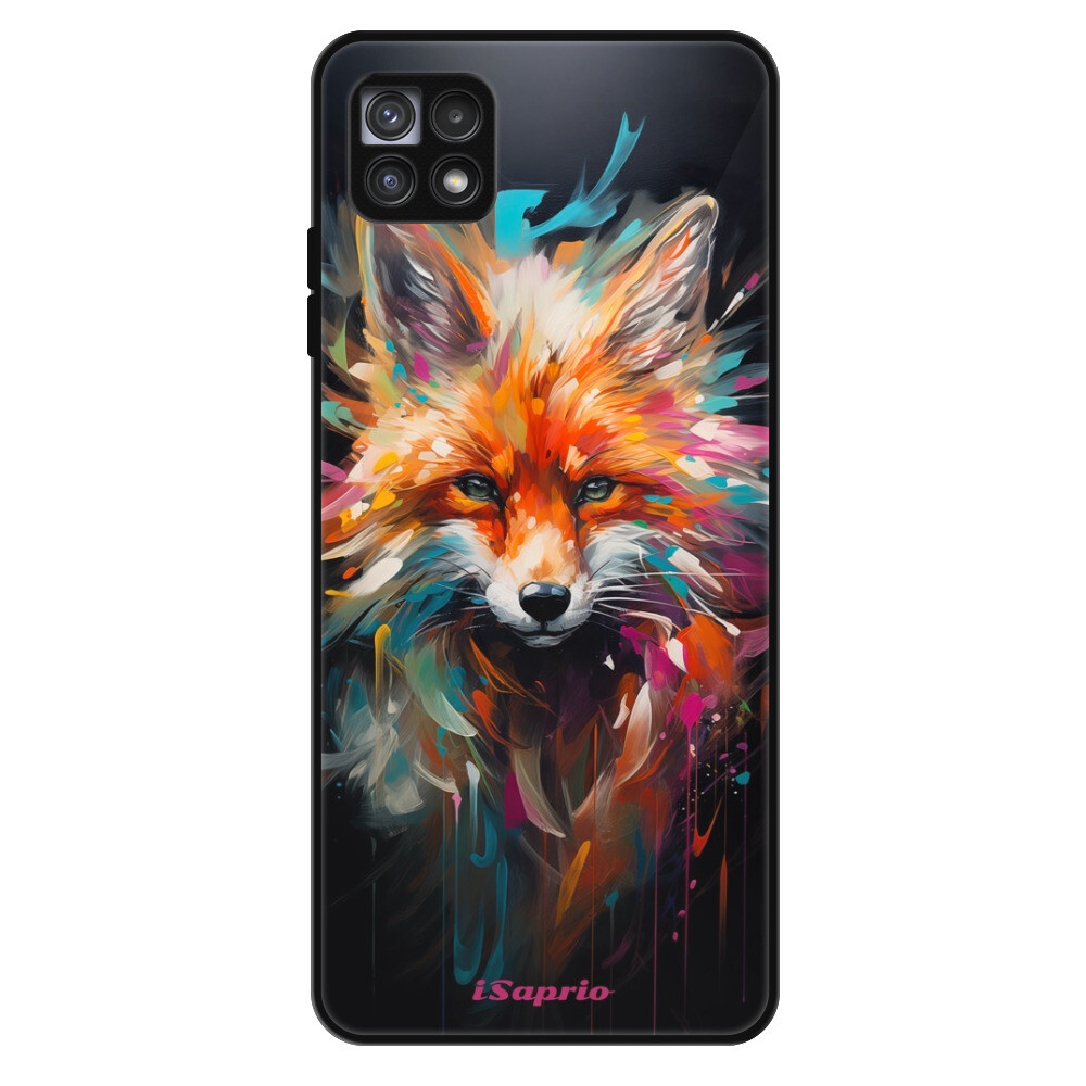 Lesklé puzdro Exclusive iSaprio - Neon Fox - Samsung Galaxy A22 5G