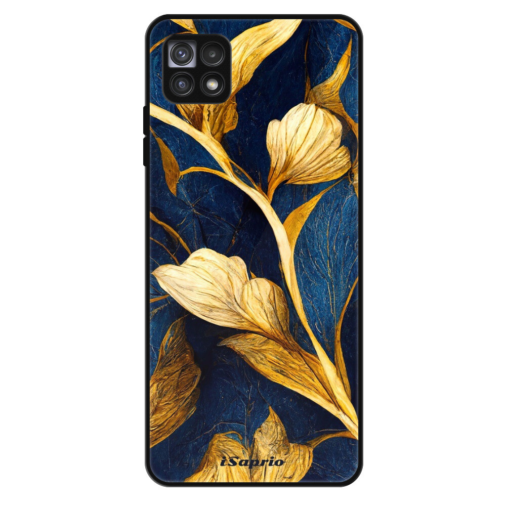 Lesklé puzdro Exclusive iSaprio - Gold Leaves - Samsung Galaxy A22 5G