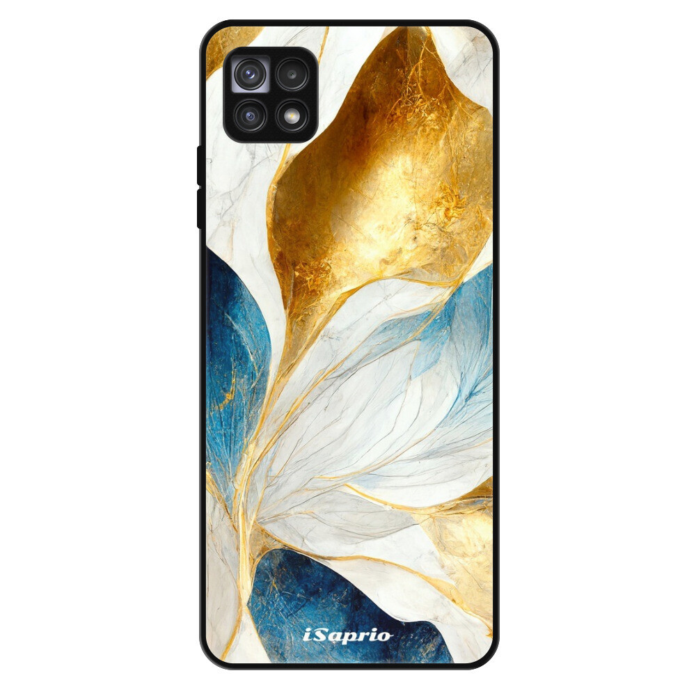 Lesklé puzdro Exclusive iSaprio - Blue Leaves - Samsung Galaxy A22 5G
