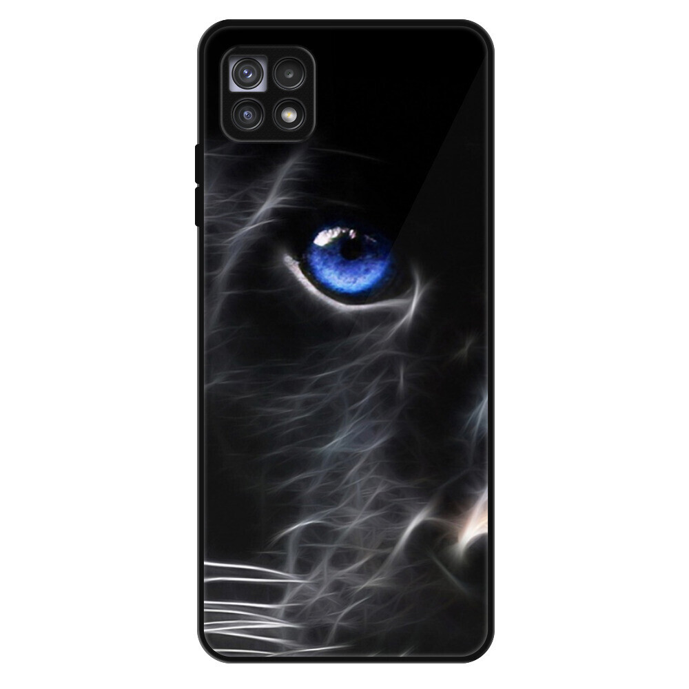 Lesklé puzdro Exclusive iSaprio - Black Puma - Samsung Galaxy A22 5G