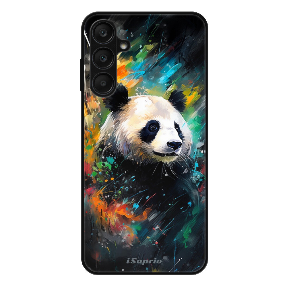 Lesklé puzdro Exclusive iSaprio - Abstract Panda - Samsung Galaxy A25 5G
