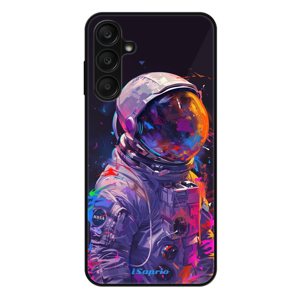 Lesklé puzdro Exclusive iSaprio - Neon Astronaut - Samsung Galaxy A25 5G