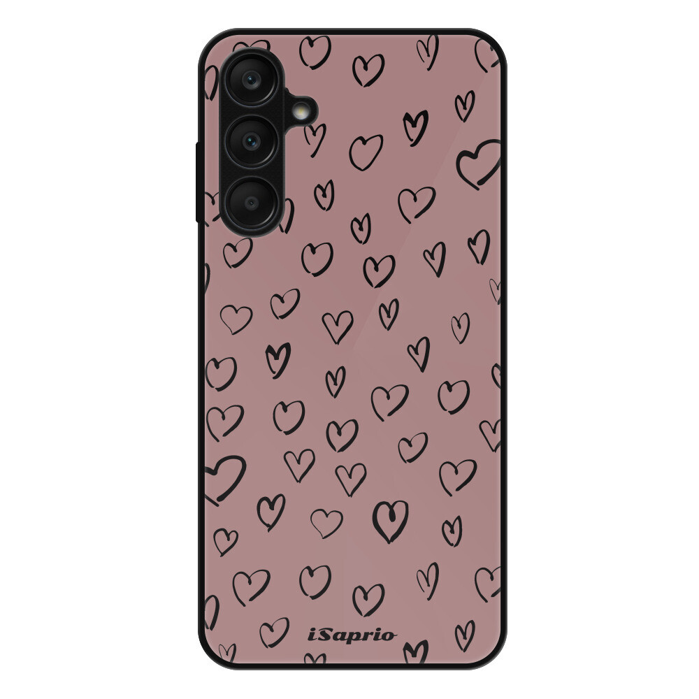 Lesklé puzdro Exclusive iSaprio - Heart Dark - Samsung Galaxy A25 5G